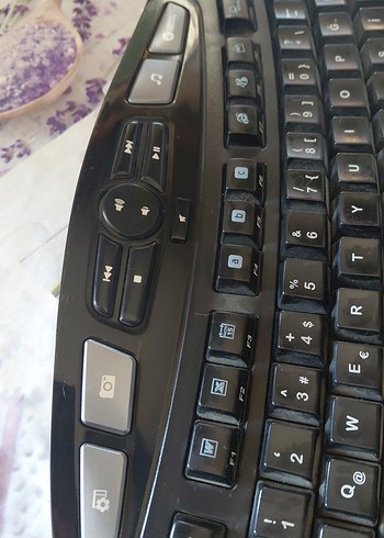 Logitech wave usb kablolu ergonomik klavye - Görsel 3