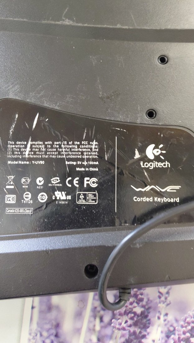 Logitech wave usb kablolu ergonomik klavye - Görsel 4