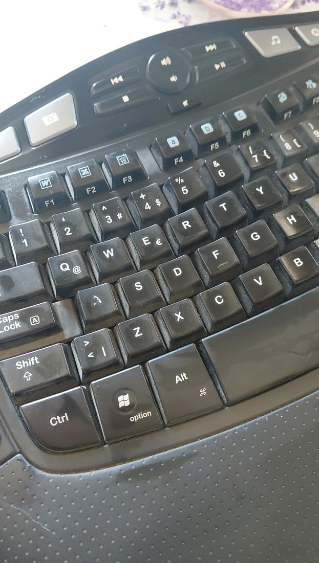 Logitech wave usb kablolu ergonomik klavye - Görsel 2