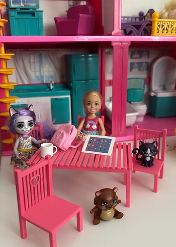 Pembe Renkli Çocuk Oyun Masası ve Sandalyeleri - Görsel 19