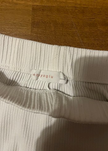 Zara Kadın Beyaz Kumaş Pantolon