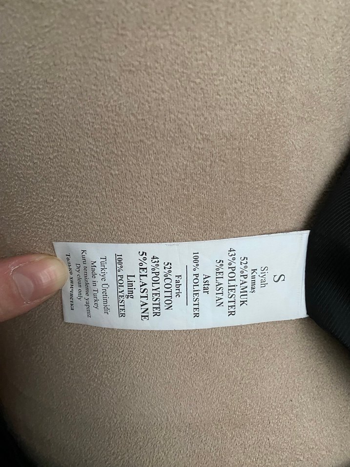 Kadın Siyah Mini Ofis Blazer Ceket - Görsel 5