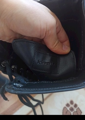 39 Beden Siyah Dantel Detaylı Stiletto Topuklu Gotik Kadın Çizme