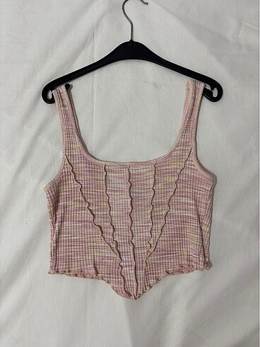 Addax addax s beden pembe croptop