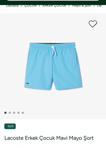 lacoste 8 yaş deniz şortu - Görsel 8