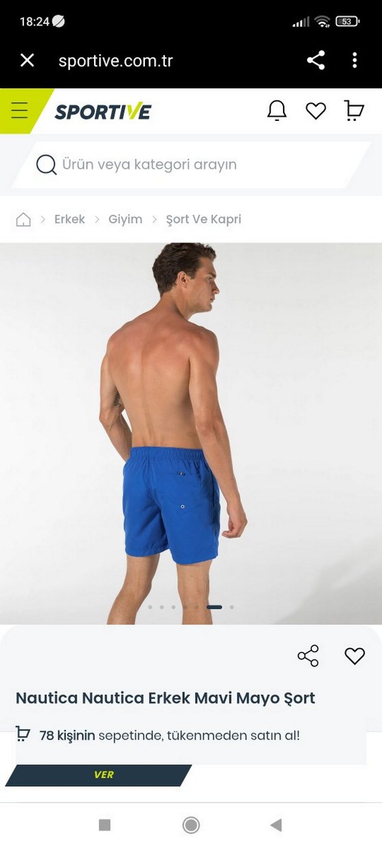 Nautica S beden deniz şortu - Görsel 4