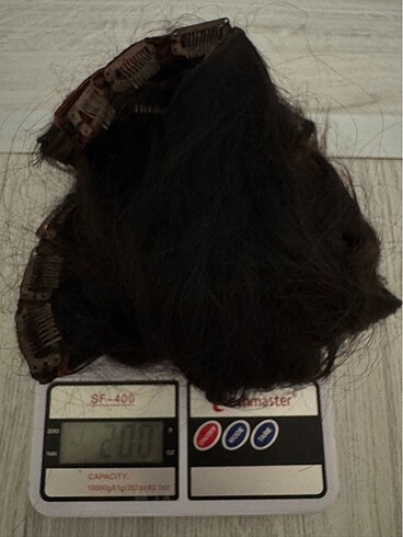 Beden kahverengi Renk 200 gram çıt çıt saç