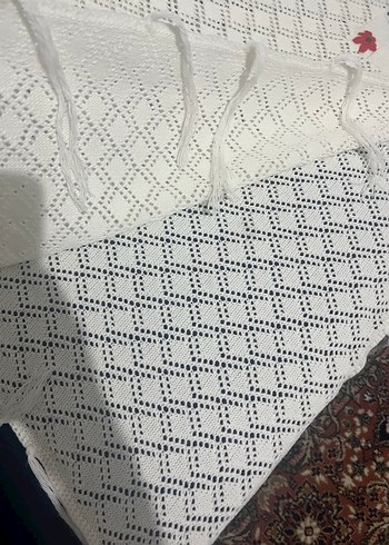 PANÇO İşlemeli Beyaz Püsküllü - Görsel 3