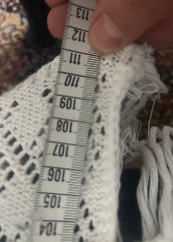 PANÇO İşlemeli Beyaz Püsküllü - Görsel 4