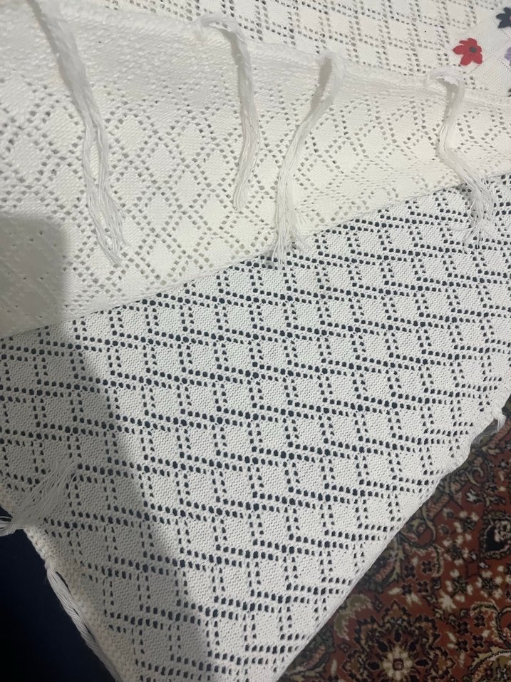 PANÇO İşlemeli Beyaz Püsküllü - Görsel 3