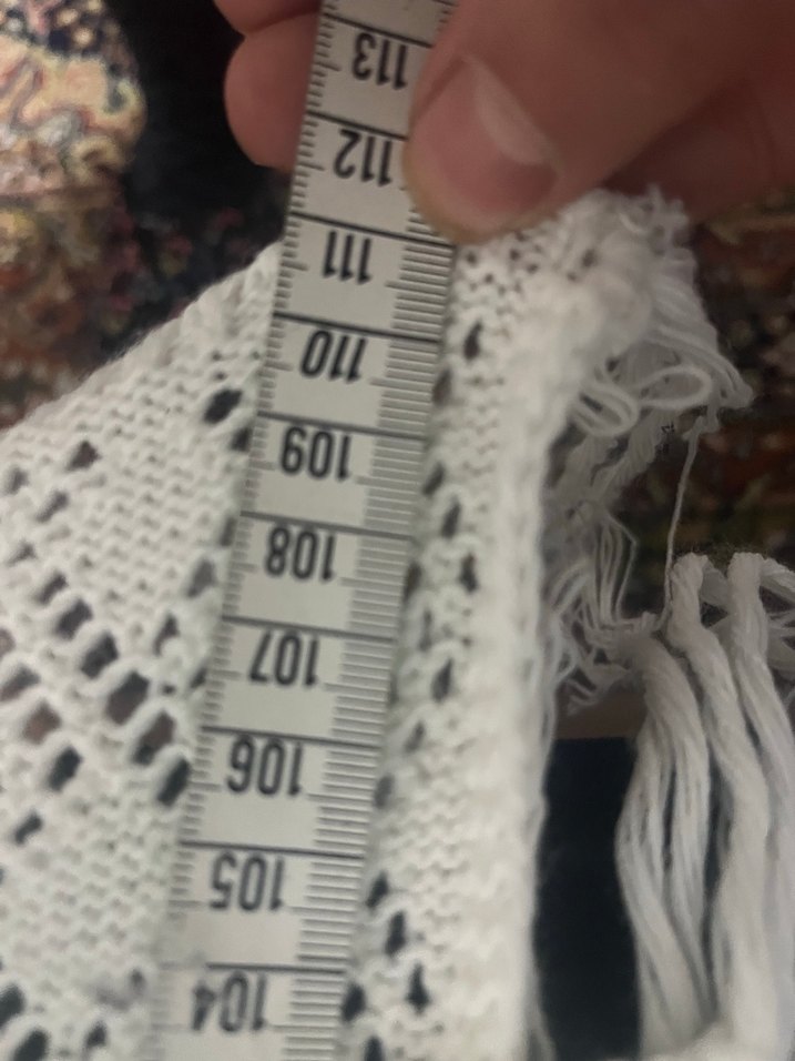 PANÇO İşlemeli Beyaz Püsküllü - Görsel 4