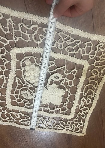 Üzümlü Anglez rahibe işi peçete - Görsel 8