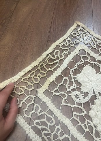 Üzümlü Anglez rahibe işi peçete - Görsel 6