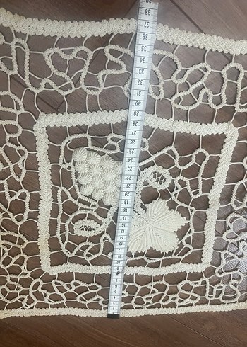 Üzümlü Anglez rahibe işi peçete - Görsel 4