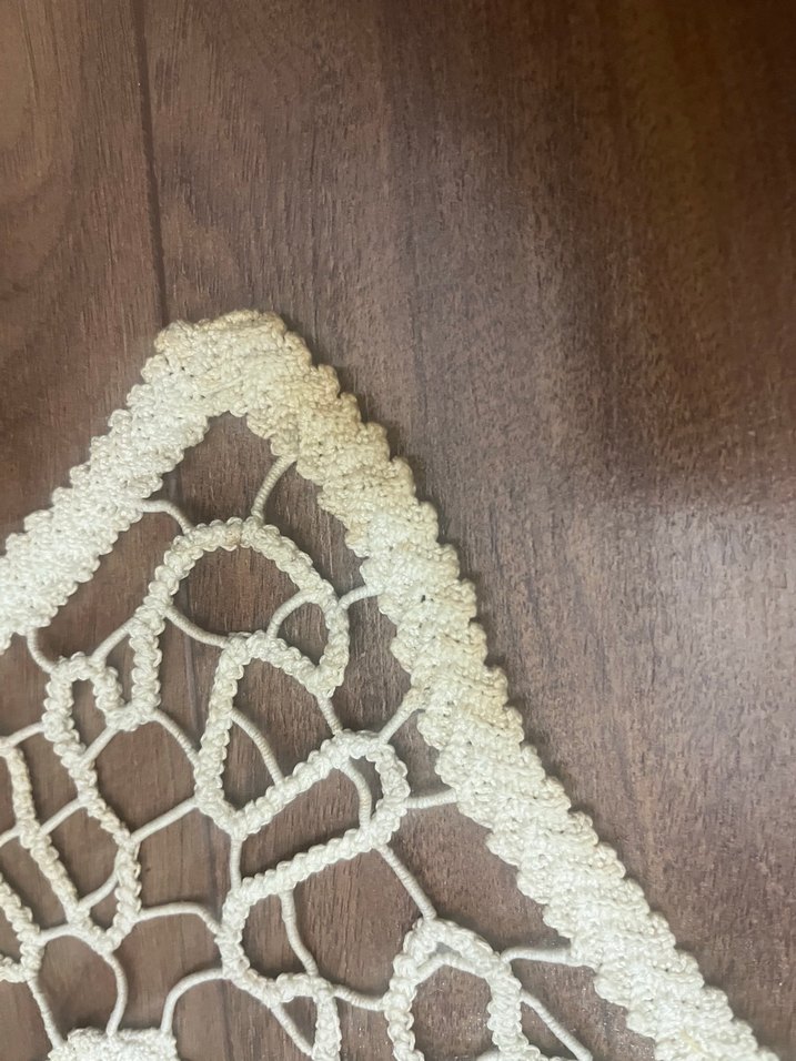 Üzümlü Anglez rahibe işi peçete - Görsel 5