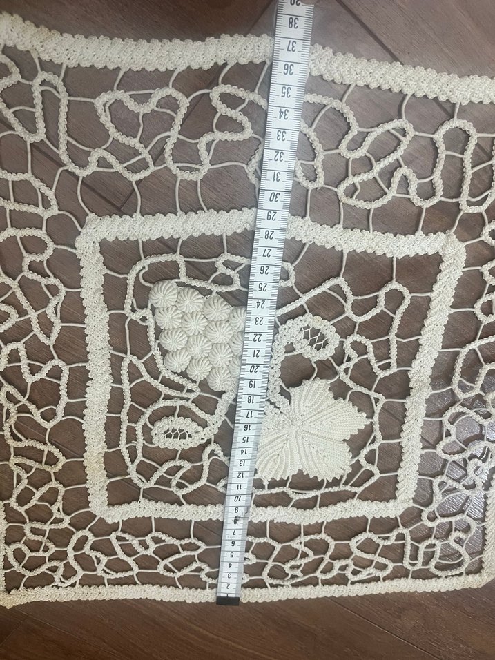 Üzümlü Anglez rahibe işi peçete - Görsel 4