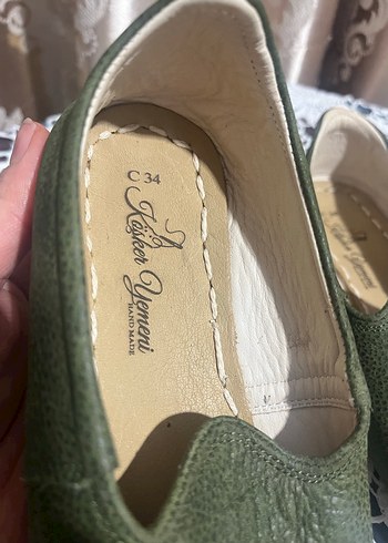 Koyu Yeşil Deri Erkek Çocuk Loafer - Görsel 8