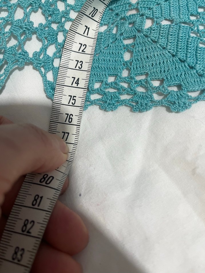 Bohem El Yapımı Örgü Masa Örtüsü - Görsel 5