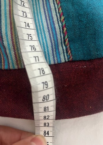 Renkli Bohem Kadın Plaj Çantası - Görsel 6