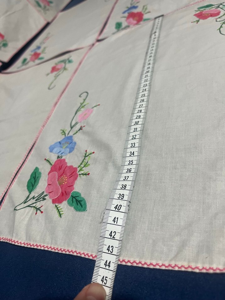 Rahibe el işi peçete takımı aplike - Görsel 5