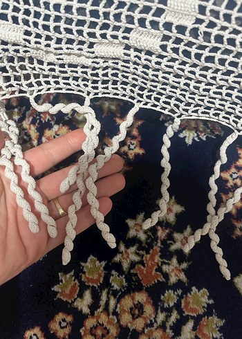 Dantel el işi perde - Görsel 5