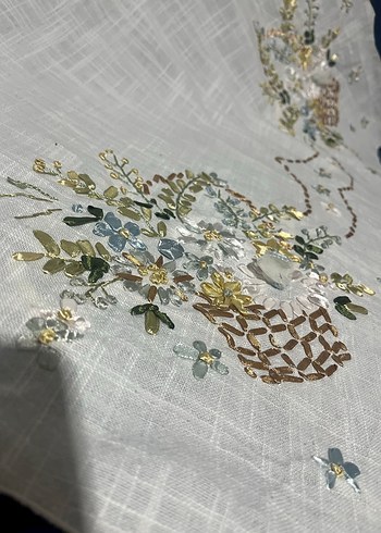 Kurdela işi masa örtüsü 86&86 - Görsel 4