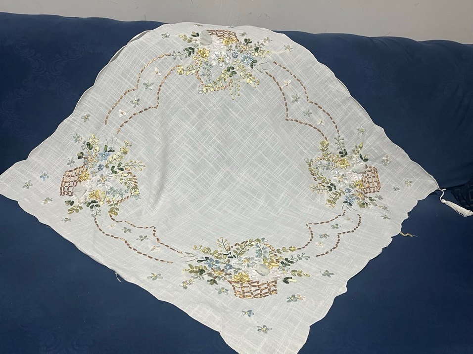 Kurdela işi masa örtüsü 86&86 - Görsel 3