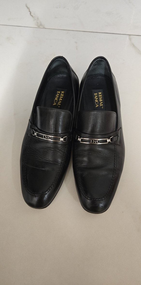 Siyah Deri Klasik Erkek Ayakkabı Kemal Tanca - Görsel 2