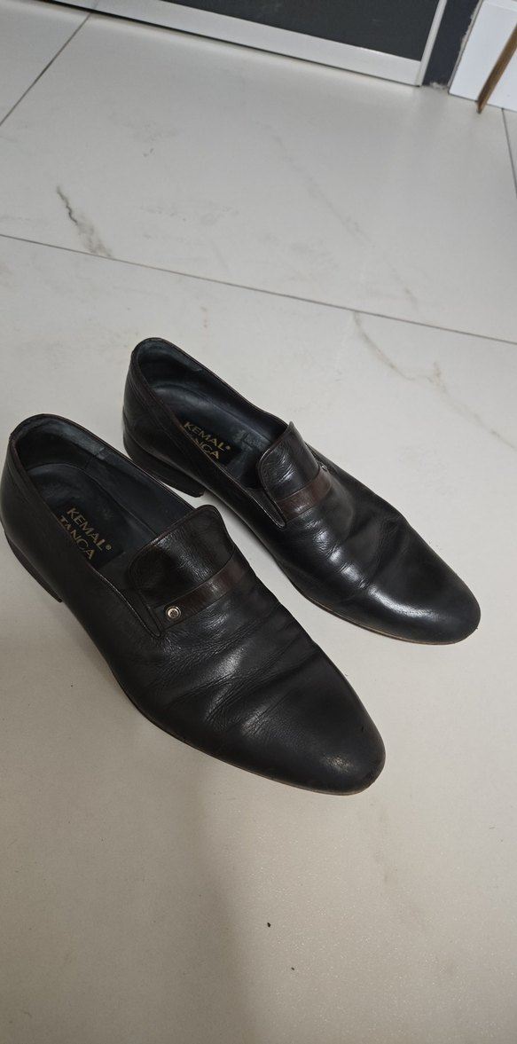 Erkek Siyah Deri Klasik Tokalı Ayakkabı Kemal Tanca - Görsel 2