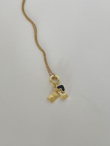 Çelik charm kolye