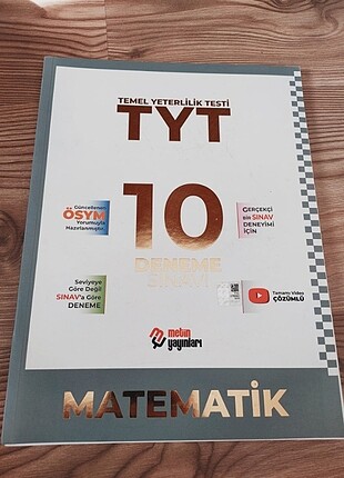 Metin yayınları tyt matematik deneme
