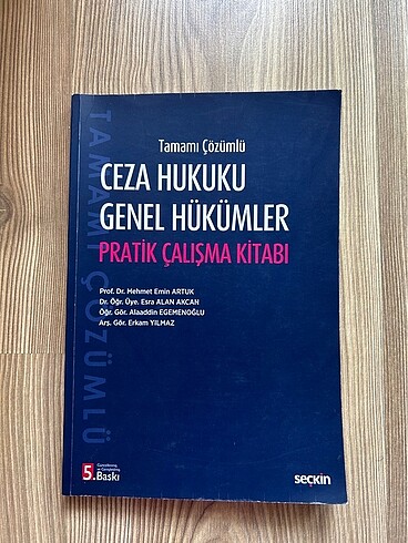 Ceza Genel Hükümler pratik çalışma