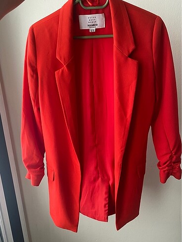 xs Beden Kırmıı blazer ceket