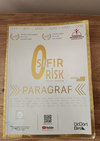 Sıfır Risk Paragraf Kitabı