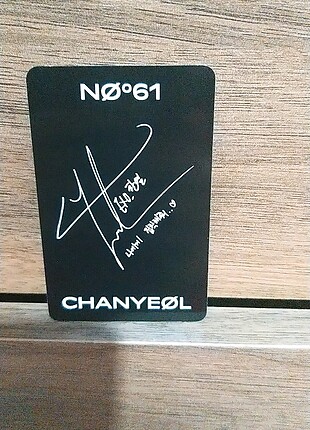 Mango EXO Chanyeol obsession photocard