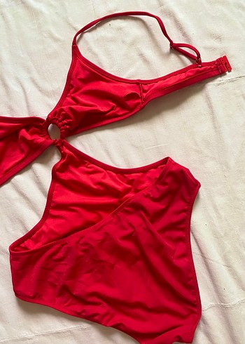 Kırmızı Askılı Mayokini Mayo - Görsel 3