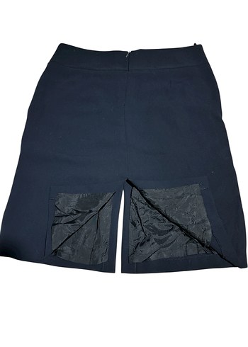 Lacıvert Mini Kadın Bermuda etek - Görsel 2