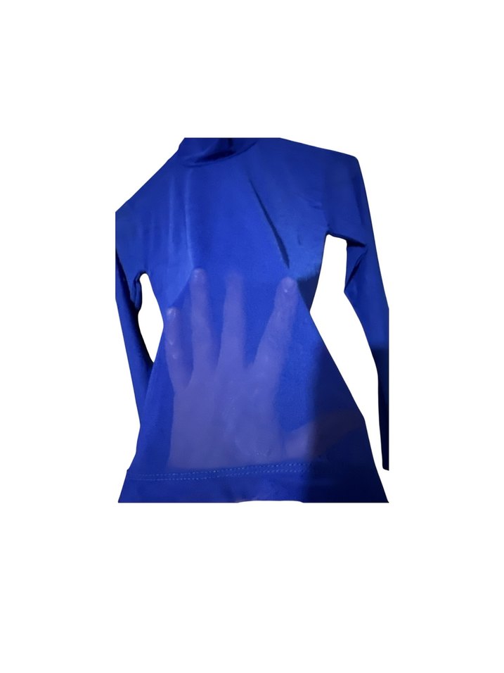 Mavi Çocuk tul bogazlı bluz - Görsel 2