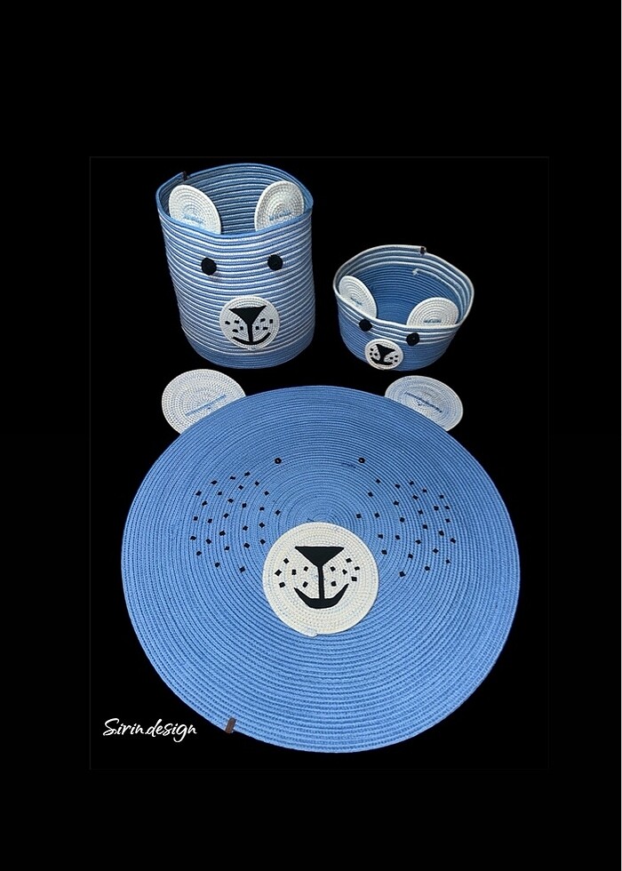 Çocuk oyun halısı çocuk oyuncak sepetı - Görsel 5