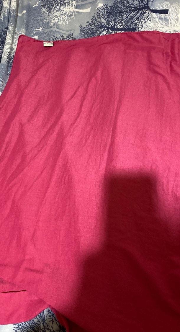 Pembe İpek Görünümlü Kadın Şal - Görsel 3