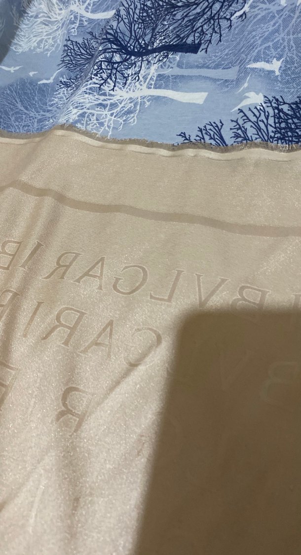 Krem bej bvlgari şal - Görsel 3