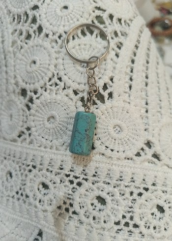 Turkuaz Bohem Yılan Desenli Kadın Kolye Ucu - Görsel 16