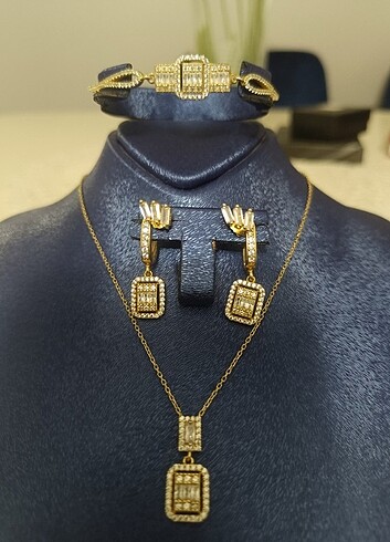 925 AYAR GÜMÜŞ 5 Lİ BAGET SET