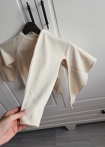 Krem Triko Kız Çocuk Alt-üst Takım - Görsel 2