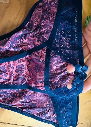 Miorre Mor Desenli Bohem Vintage Midi İç Çamaşırı