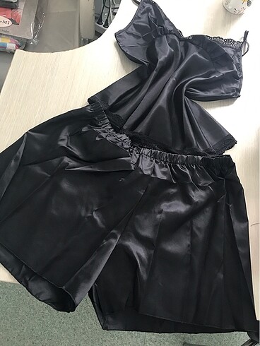xl Beden Miorre Saten Atlet Şort Pijama Takımı,xxl