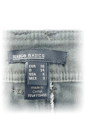 36 Beden Mango Jean / Kot Şort %70 İndirimli.