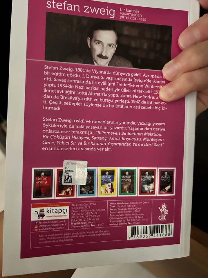 Stefan Zweig - Bir Kadının Yaşamından 24 Saat - Görsel 2