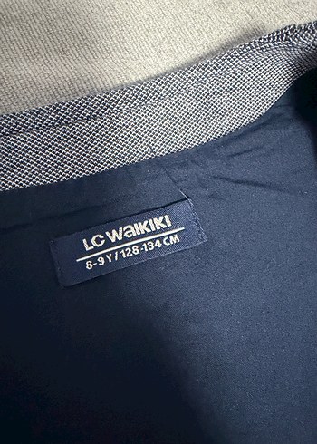 Gri Erkek Çocuk Düğmeli Yelek - Görsel 7