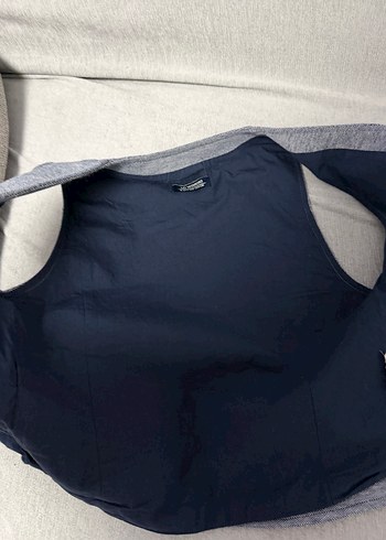 Gri Erkek Çocuk Düğmeli Yelek - Görsel 5